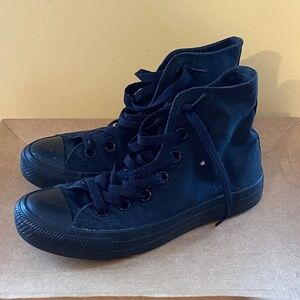 Black High-Top Women's Sneakers